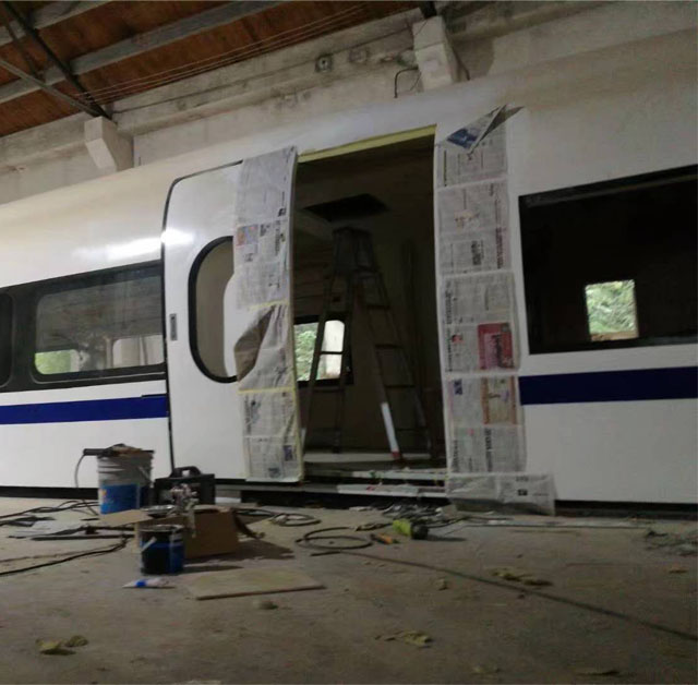 迭部县高铁模型