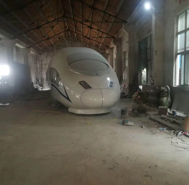 迭部县高铁模型