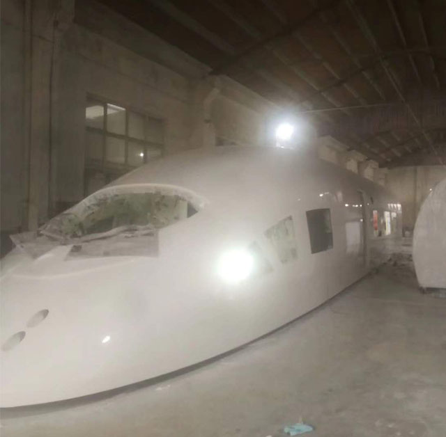 迭部县高铁模型